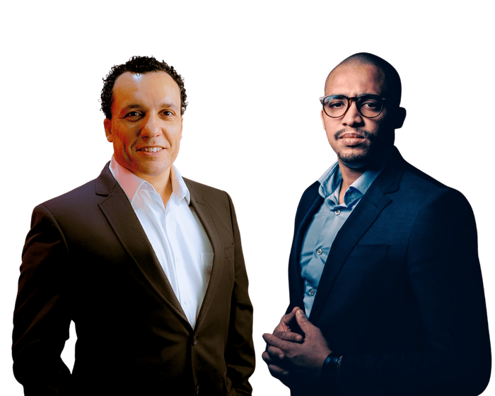 Daniel Delgado e Weslley Henrique — coordenadores da pós-graduação